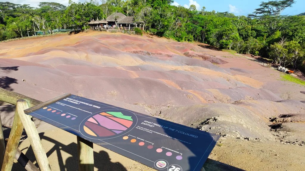 The seven coloured earths of Chamarel