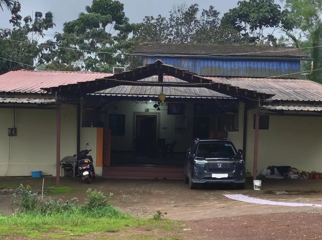 Family stay near Jog Falls homestay view