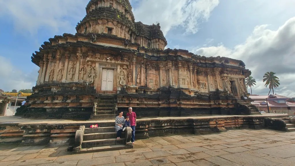 Sringeri temple in the morning